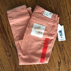 NWT Jessica Simpson Rolled Crop Skinny Jeans sz 8